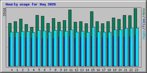 Hourly usage for May 2026